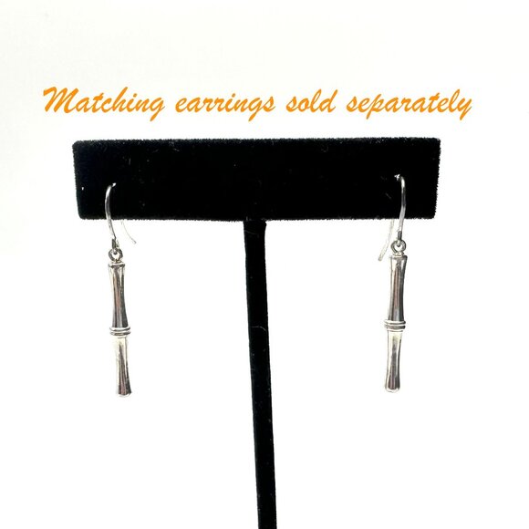 Links of London Sterling Silver Bamboo Y Necklace Kate Middleton Style 21" EUC - Picture 6 of 7